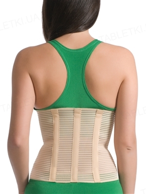 ლუმბოსაკრალური კორსეტი 3 მყარი ჩანართით
